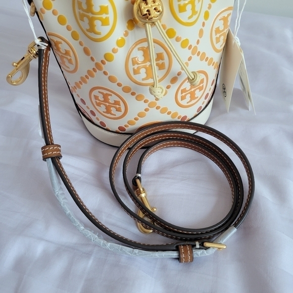 Tory Burch T Monogram Degrade Mini Bucket Bag - Picture 9 of 16